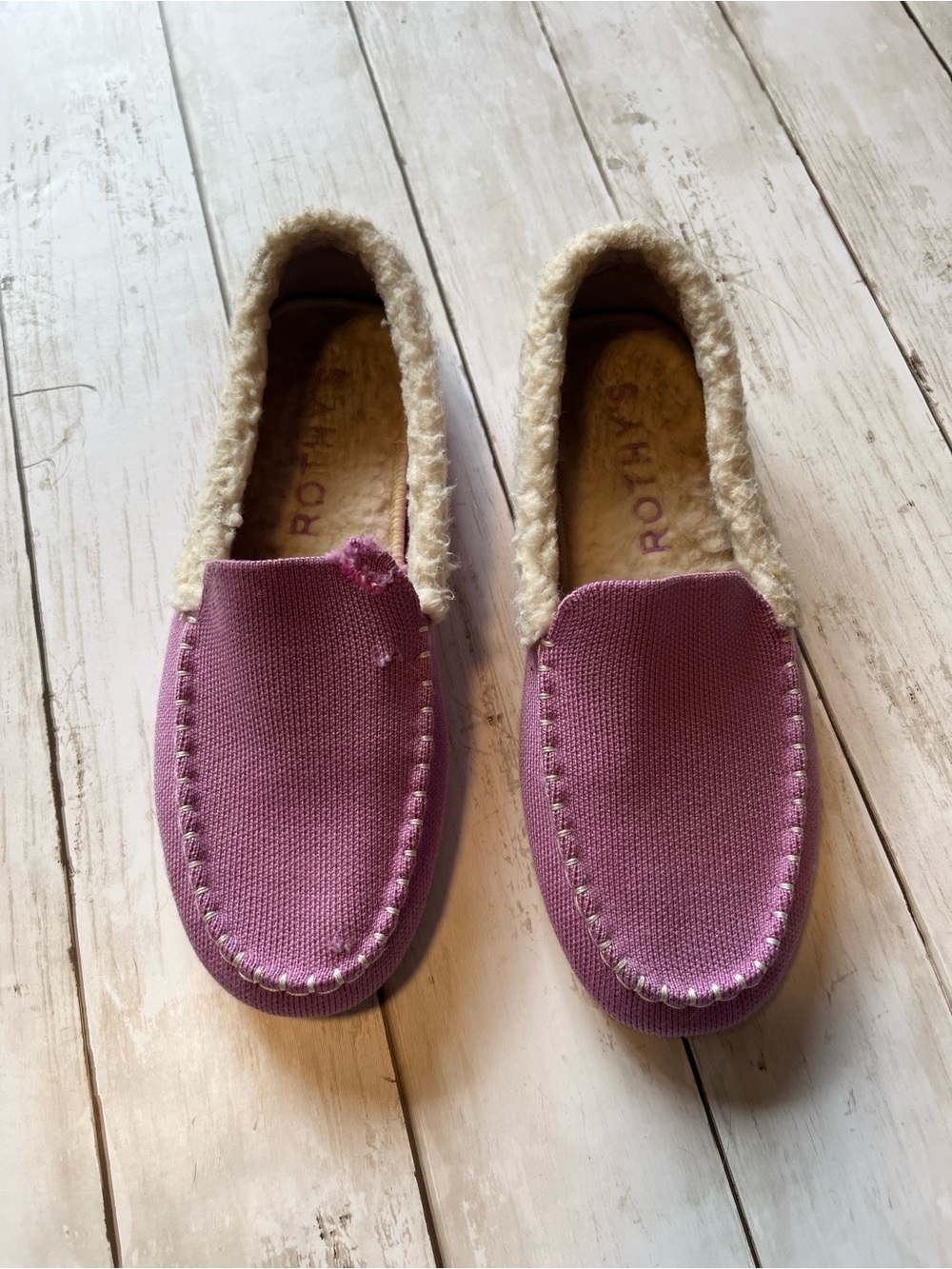 Rothys “Limited Edition” Lavender Merino Slipper Size 8